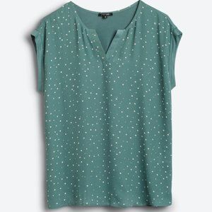 Like new! Papermoon Reece Mixed Material Top